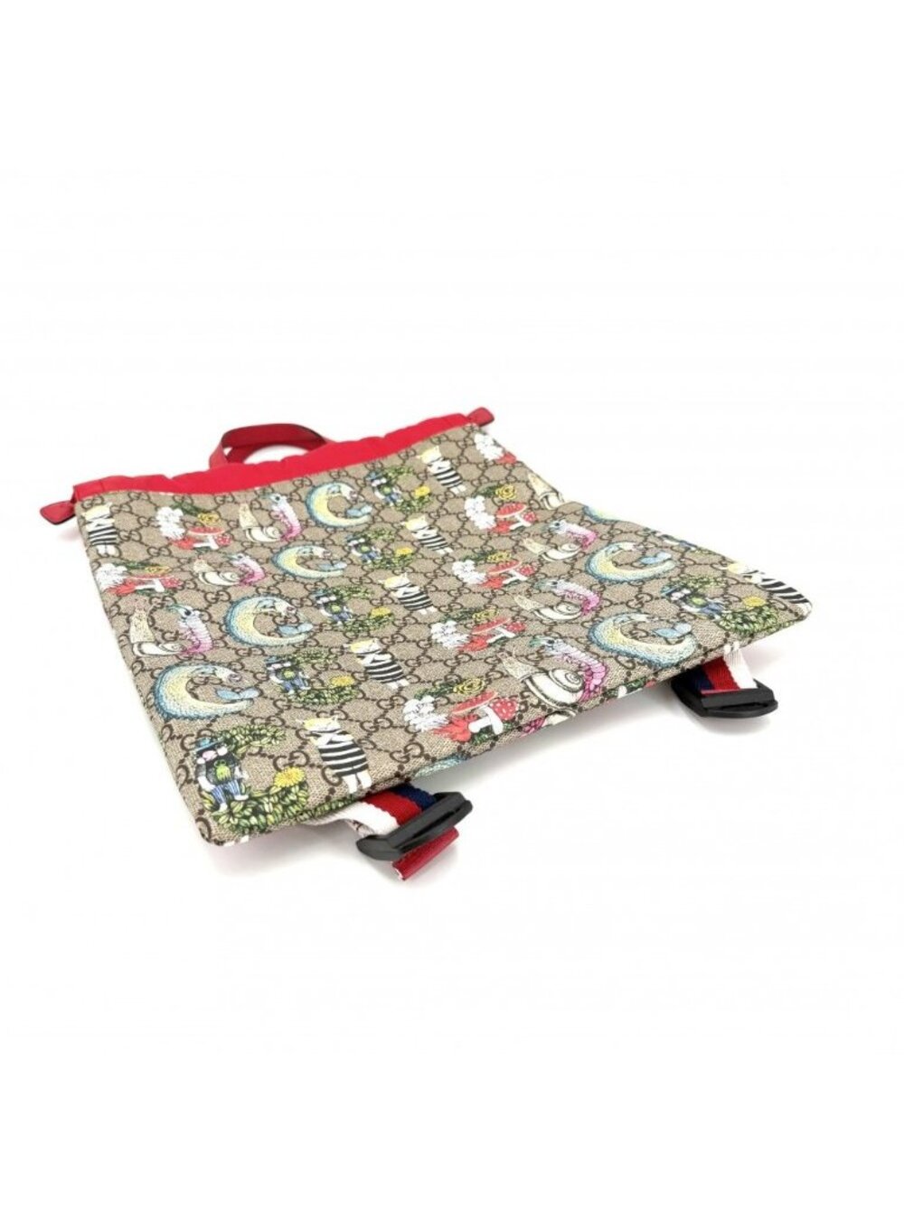 Gucci Backpack Yuko Higuchi Collaboration Children GG Supreme Canvas Leather - Picture 3 of 6